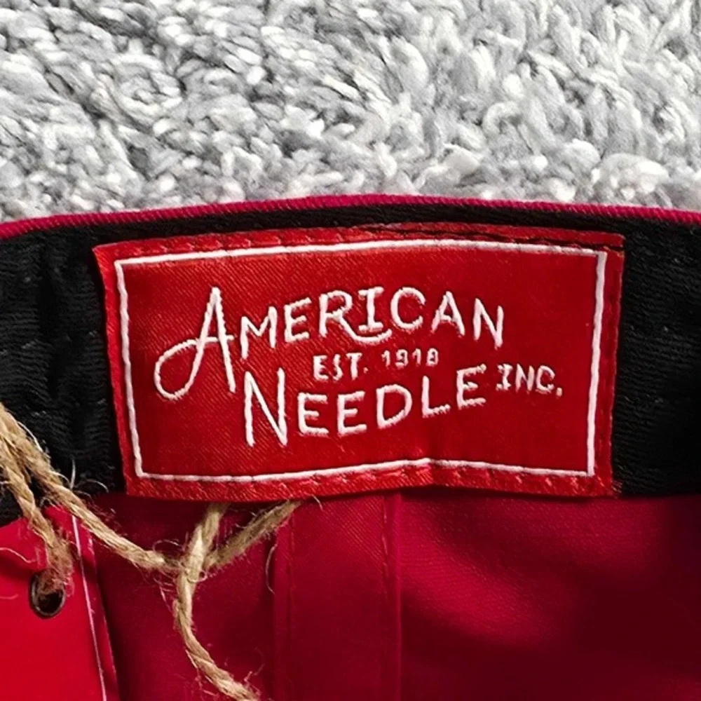 American Needle Coors On Tap Rope Snapback Adjustable Cap Hat Beer Red White NWT
